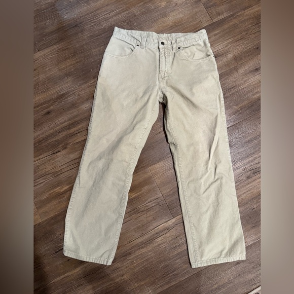 Patagonia Classic Corduroy Khaki Pants Sz 34x28 EUC - Picture 2 of 6
